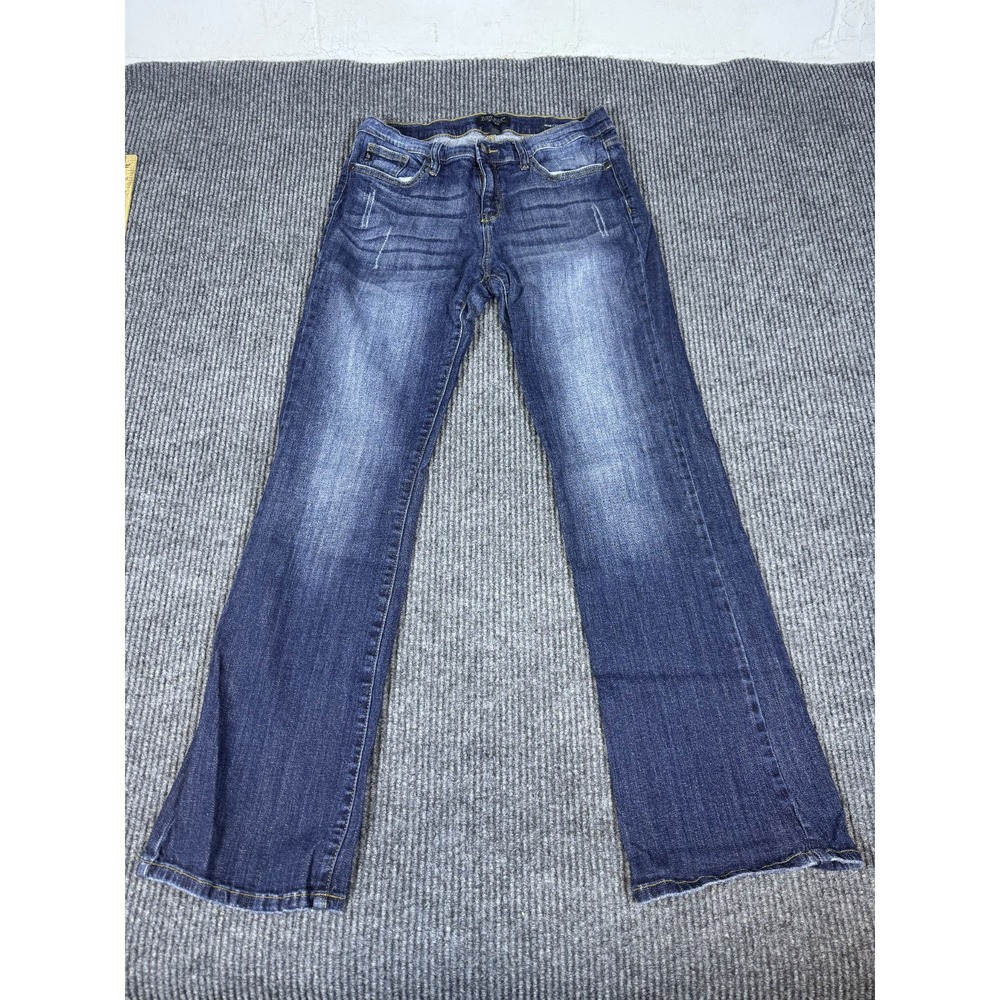 Judy Blue Bootcut Jeans Womens Size 15 30 X 32 Baggy Denim Dark Wash Mid Rise